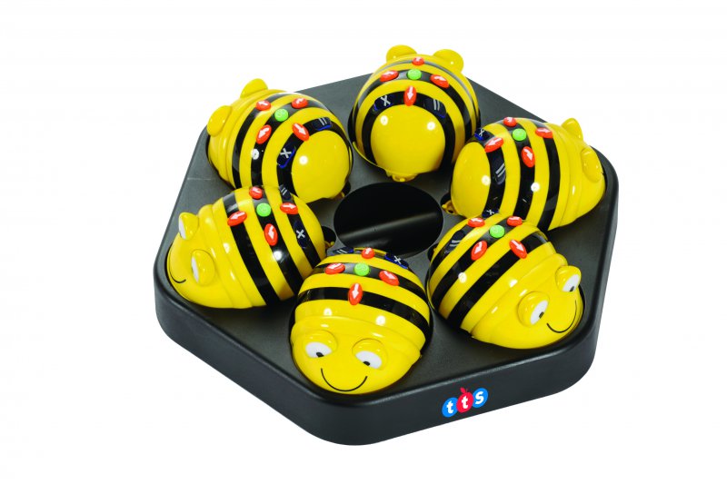 Bee-bot klasset 6 stuks met oplaadsta-