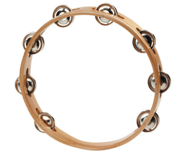 Tamboerijn diam. 25cm 8 paar schellen