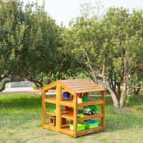 Outdoor opbergkast open zijkant